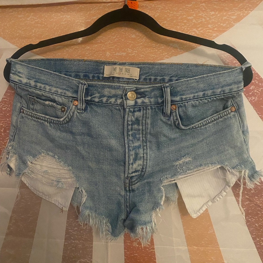 We the free short shorts